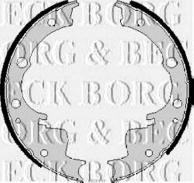 BORG & BECK bbs6192 -  Комплект тормозных колодок